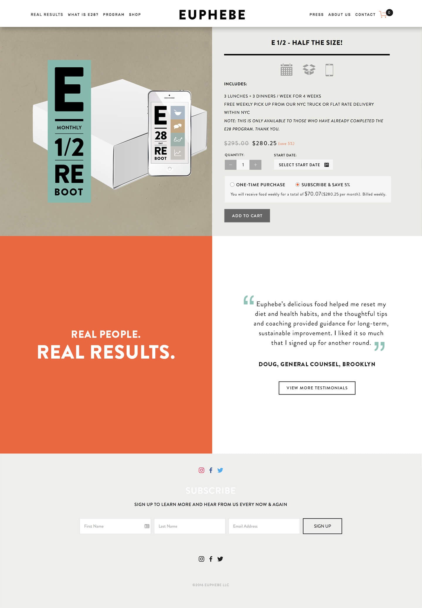 recurring orders & subscriptions